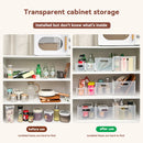Axyaa Folding Handle Storage Box - Multi-functional Plastic Case for Kitchen Organization