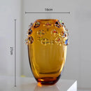 Axyaa Crystal Gemstone Hydroponics Terrarium Vase