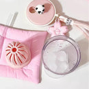 Axyaa Kawaii Sakura Panda Water Bottle with Filter - 650ml Gym Tea Juice Cup