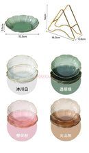 Axyaa Transparent Plastic Fruit Tray - Snack and Dry Fruit Placement Tray