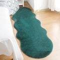 Axyaa Plush Faux Rabbit Fur Carpet: Modern Living Room & Kids Bedside Rug