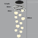 Axyaa Staircase Chandelier Pendant Light for Modern Home Decor & Indoor Lighting