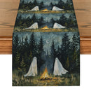Axyaa Cute Ghost Table Runner for Halloween Decor