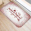 Axyaa Christmas New Year Home Decor Entrance Door Mat Non-Slip Living Room Hallway Carpet