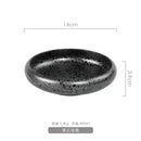 Axyaa 6" Ceramic Kimchi Plate Dish Salad Bowl - Creative Kiln Glaze - Single Plate