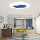 Axyaa Smart Ceiling Fan Lamp with Invisible Blade & Silent Retractable Design, Various Colors