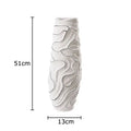 Axyaa Irregular Ceramic Vase for Modern Home Decor & Floral Arrangements