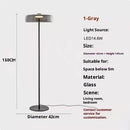 Axyaa Minimalist Mid-Century LED Floor Lamp - Designer Ambient Lighting