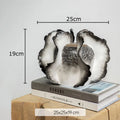 Axyaa Butterfly Wings Ceramic Vase Desk Decoration Modern Decor Artificial Flowers