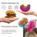 Silicone Burger Tray: Reusable Sandwich Holder by Axyaa for Kitchen Storage