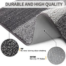 Axyaa Non-Slip Indoor Door Mat - Absorbent Rubber Backing Floor Rug