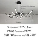 Axyaa Nordic Iron Pendant LED Lamp for Minimalist Home Decor Lighting