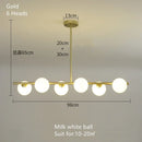 Axyaa LED Glass Ball Chandeliers for Home Decor & Kitchen Lighting