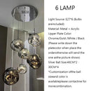 Axyaa Geometric LED Lava Pendant Light for Living Room, Bedroom, Bar