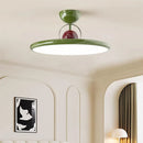 Axyaa Bauhaus Style LED Ceiling Light with Eye Protection Cream Finish