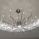 Axyaa Crystal Bubble LED Chandelier for Home, Bar, and Restaurant