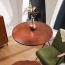 Axyaa Walnut Pendant Light: Vintage Style Glass LED Lamp for Home and Office
