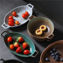Axyaa Japanese Ceramic Dinner Plate Set
