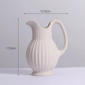 Axyaa Spiral Ceramic Vase | Modern Home Decor | Living Room Flower Pot