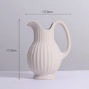 Axyaa Spiral Ceramic Vase | Modern Home Decor | Living Room Flower Pot