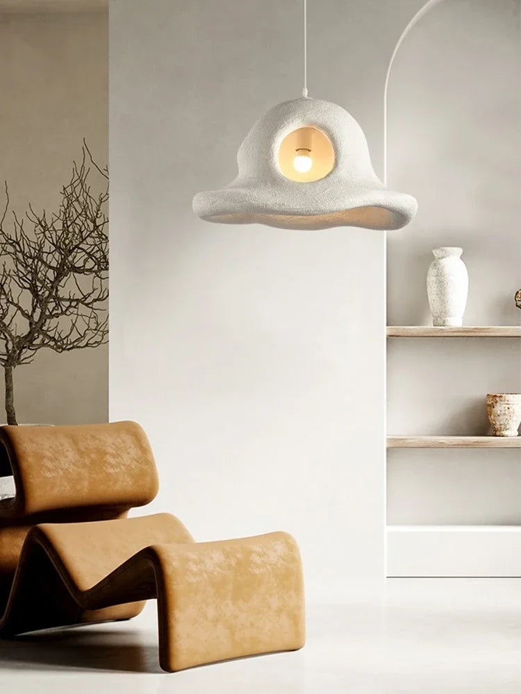 Axyaa Wabi Sabi Island Chandelier for Coffee Shop, Bar, Bedroom - LED Pendant Lighting
