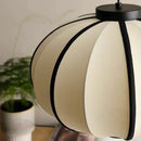 Axyaa Japanese Lantern Pendant Light: Traditional Fabric Hang Lamp for Bedroom, Living Room, Restaurant