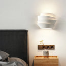 Axyaa Nordic Pinecone White Metal Wall Lamp with LED Lights