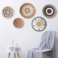 Axyaa Nordic Rattan Wall Plate Decor - INS Style Wall Decoration
