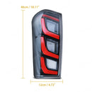 Axyaa LED Tail Lamps for Isuzu Dmax D-max 2012-2019 Rear Running Brake Turn Signal