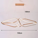 Axyaa Modern LED Pendant Chandeliers for Home Decor and Indoor Lighting