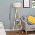 Nordic Reid Floor Lamp by Axyaa - Retro Minimalist Design with LED Lighting