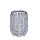 Axyaa Shiny Diamond Stainless Steel Tumbler Thermal Coffee Mug Drinkware