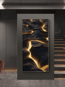 Axyaa LED Lava Art Wall Lamp for Living Room, Dimmable Abstract Hanging Painting