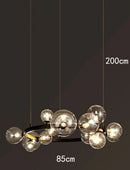 Axyaa Modern Glass Pendant Lights for Living Room and Dining Room Lighting