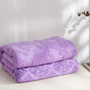 Axyaa Jacquard Cotton Blanket: Soft Breathable Bedspread for Adults & Kids