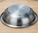 Axya Stainless Steel Round Dinner Plates Serving Tray Fruit Dessert Bowl