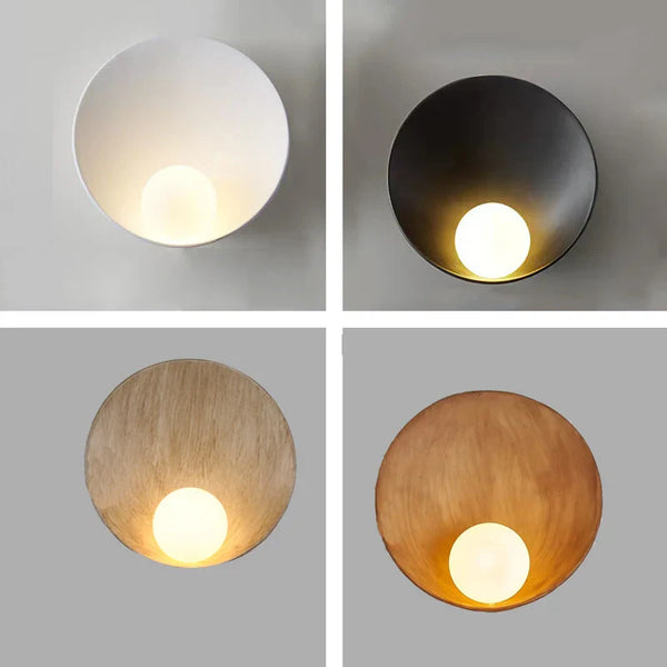 Axyaa Vintage Resin Sea Shell LED Wall Sconces for Living Room, Bedroom, and Corridor Decor