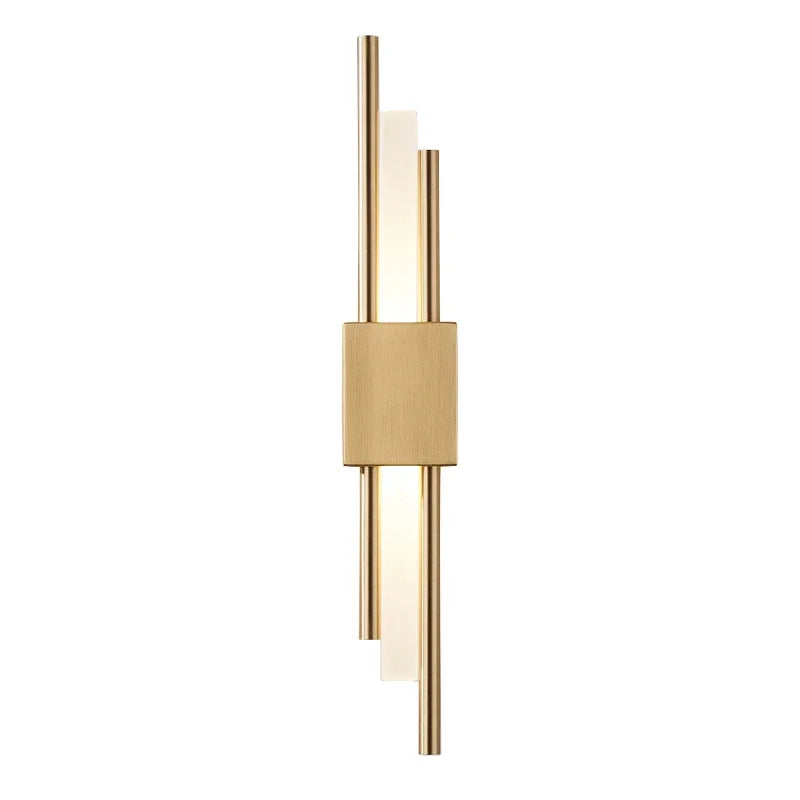 Axyaa Gold LED Wall Sconce Lighting for Modern Indoor Decor