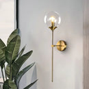 Axyaa Glass Ball Wall Sconce Light for Bedroom & Living Room