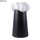 Axyaa Cloud Ceramic Vase Flowers Pots Desk Decoration Room Aesthetic Decor