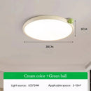 Axyaa Round LED Ceiling Lamp: Modern Bedroom Study Lighting for Elegant Home Decor