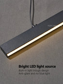 Axyaa LED Pendant Light Bar Counter Strip Designer Kitchen Chandelier Dining Table