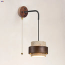 Axyaa Yellow Travertine LED Wall Lamp Pull Chain Switch enjoyable bracketscongruous~":"Max 18 words"