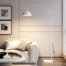 Axya LED Floor Lamp Marble Base Metal Standing Light for Bedroom Living Room