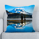 Axyaa Mountain Forest Lake Sofa Cushion Cover