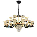 Axyaa Modern Crystal Chandelier Hanging Lamp for Luxury Home Lighting