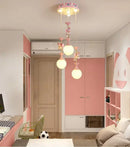 Axyaa Modern Minimalist Kids Room Pendant Light for High-end Bedroom Decor