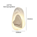 Axyaa Glass Stone Sconce Lamp LED Wall Light for Living Room, Bedroom, Staircase & Restaurant