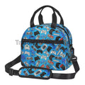 Compact Colorful Joystick Game Lunch Bag by Axyaa - Shoulder Strap, Reusable Lunch Box for School & Work
