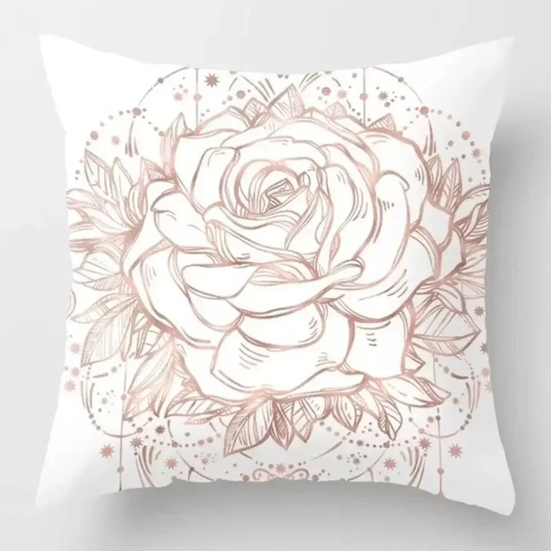 Soft Peachskin Pillow Case in Modern Pink, Axyaa Branded Cushion Cover for Home Decor